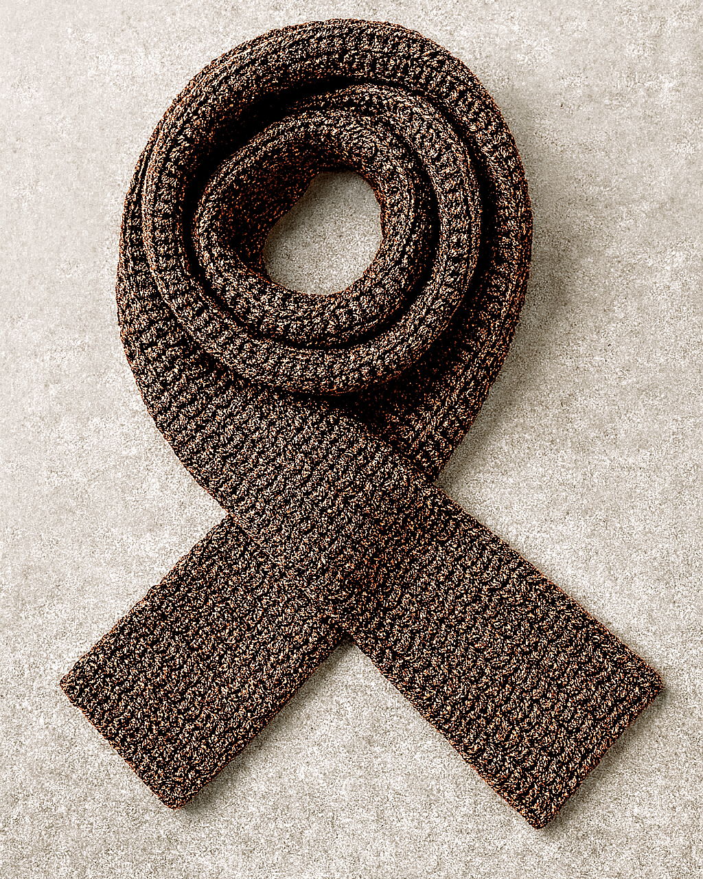 Brown Scarf Handmade