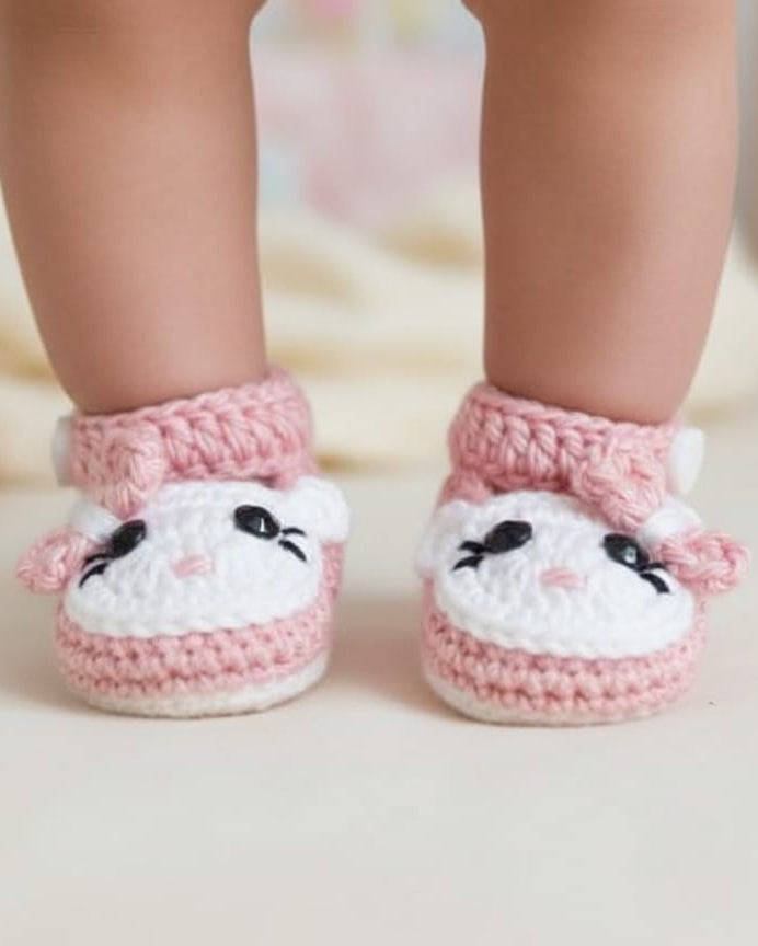 Kitty Babies Slippers Handmade