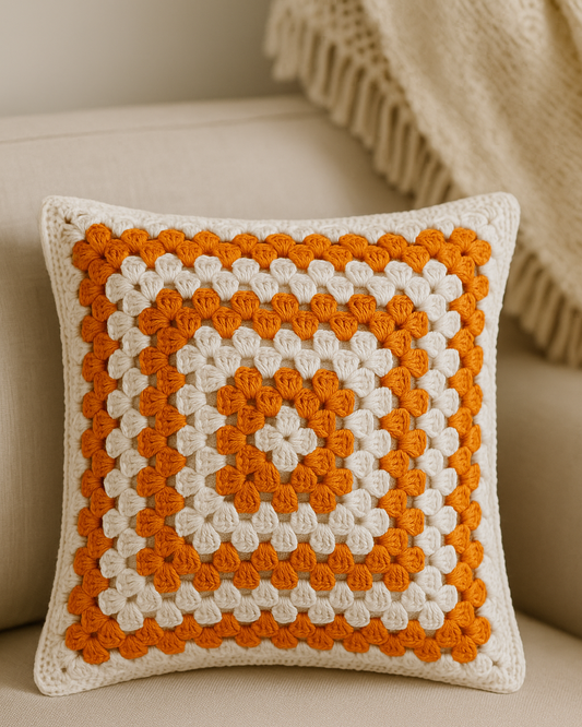 Handmade Cushion Orange