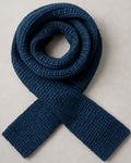 Petrol Blue Scarf Handmade