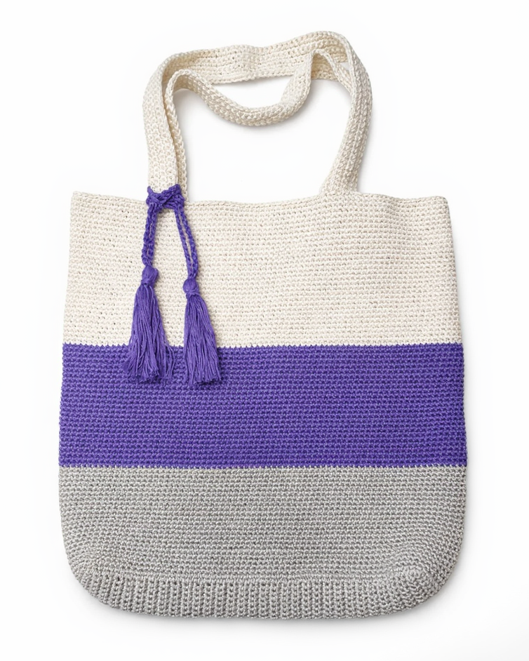 Violet Line Tote
