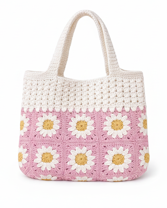 Petal Grid Tote
