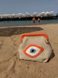 Ibeach Orange Handmade Bag