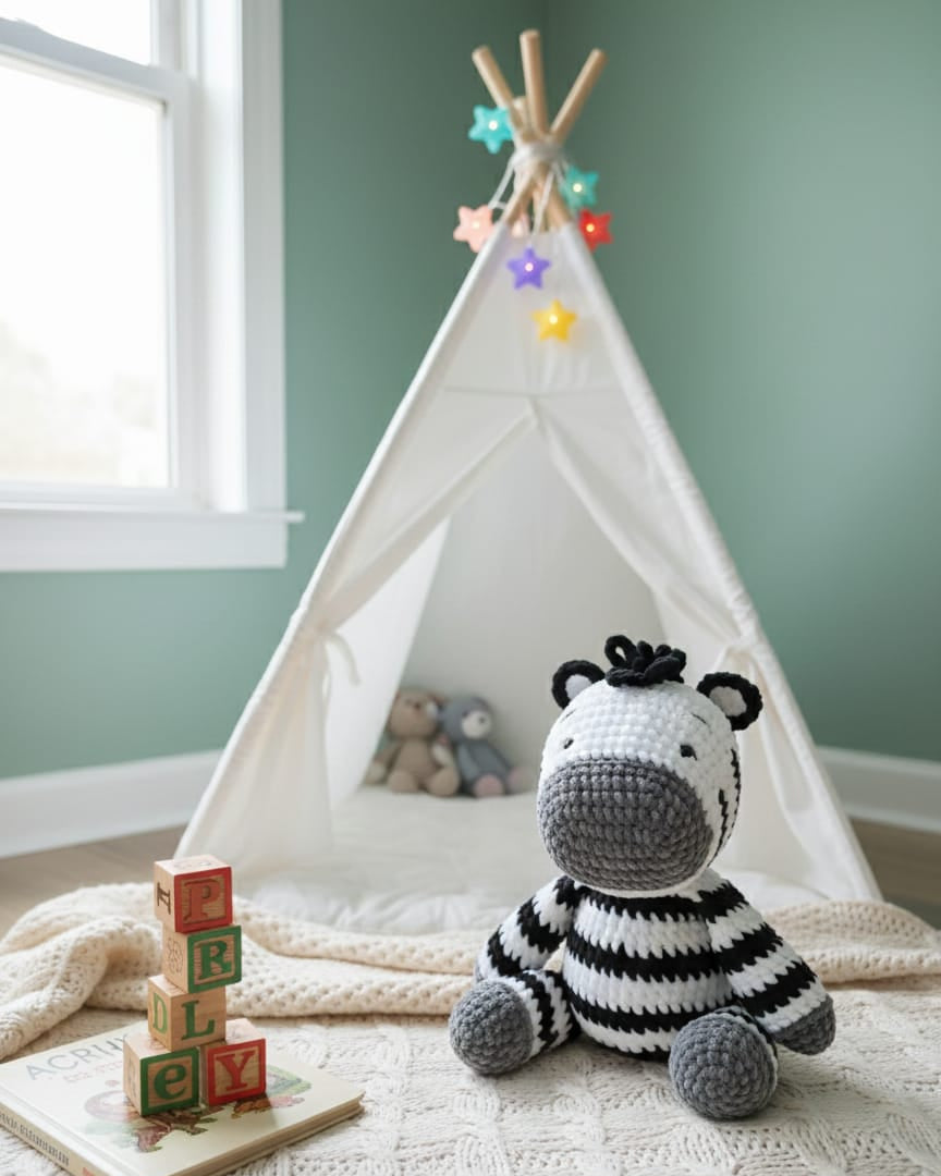 Zebra Toy Handmade