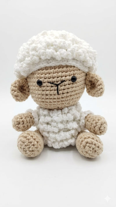Crochet Sheep White - Handmade