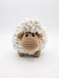 Bubble Crochet Sheep White - Handmade