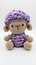 Crochet Sheep Purple - Handmade