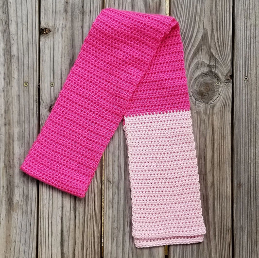 Pink-Rose Handmade Scarf