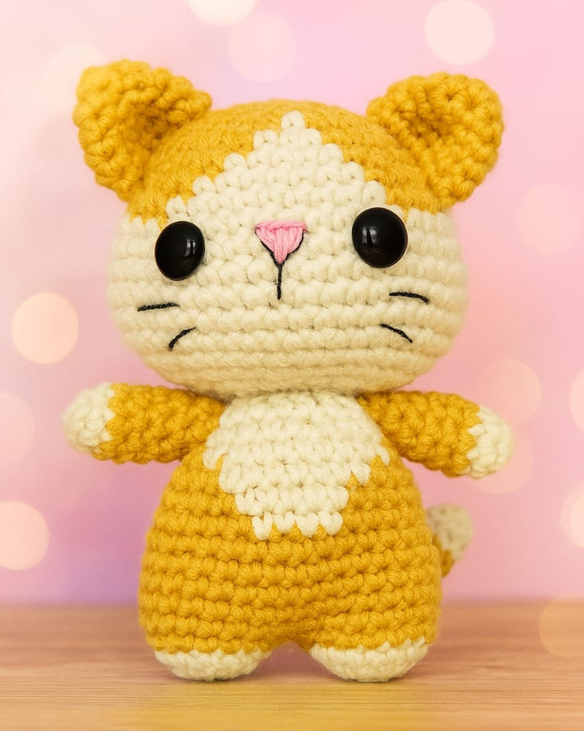 Cutie Cat Toy Handmade