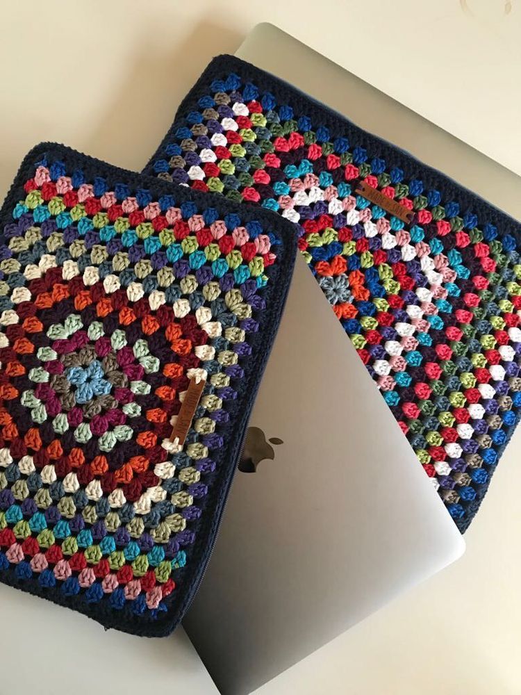Laptop Sleeve Handmade Crochet