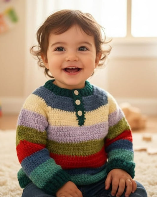 Kids Pullover Crochet Handmade