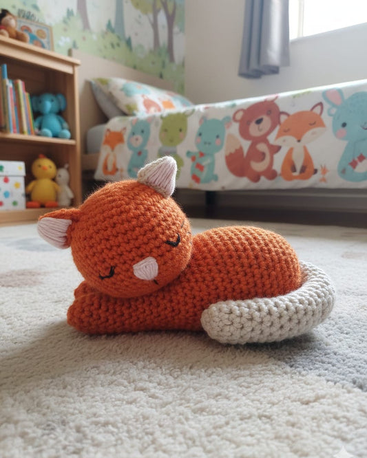 Sleeping Cat Toy Handmade