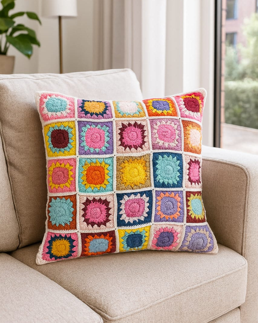 Cushion Square Patterns Handmade