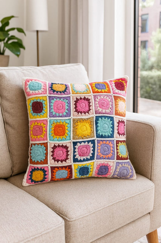 Handmade Crochet Cushion